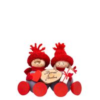 Tonttu-couple Christmas greetings