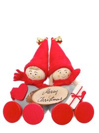 Tonttu-couple Christmas greetings